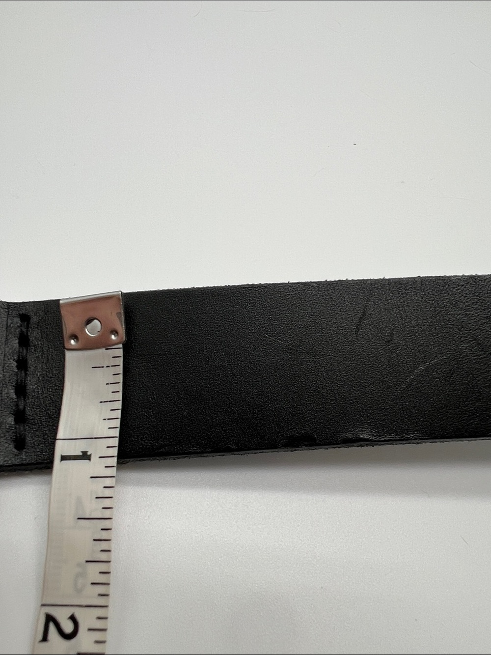 RM Williams Jerrawa Belt Black Cowhide Leather Size 36 /440 Made In Australia - Picture 10 of 11